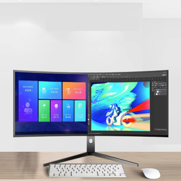 Ultra-Wide 40 Inch Curved 5K LCD IPS Monitor with HDR and Multiple Interfaces for Gaming