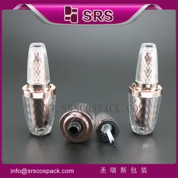 SRS cosmetic acrylic 8ml nail polish empty bottle
