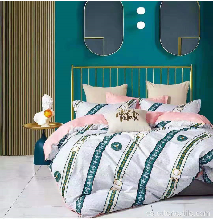 juegos de cama con estampado de microfibra elegante funda nórdica