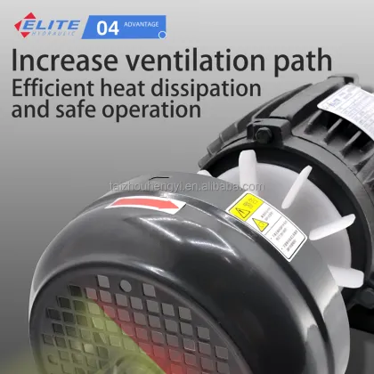 Taiwan Alite Hydraulic Inner Shaft Motor - 0.75KW to 5.6KW Elite Oil Pump Motor