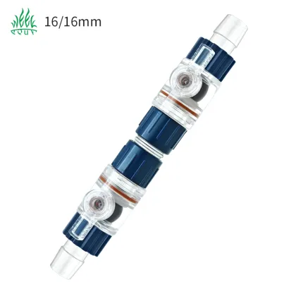 16mm Hose Filter Barrel Valve - Quick Connect Aquarium Separation Joint for Fish Tank Water Pipe