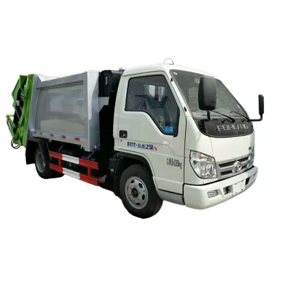 FOTON Forland Mini Garbage Truck 4CBM Diesel Garbage Compactor Truck