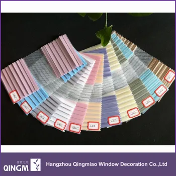 Fashion Design Ready Made Folded Zebra Blinds For Window Shade