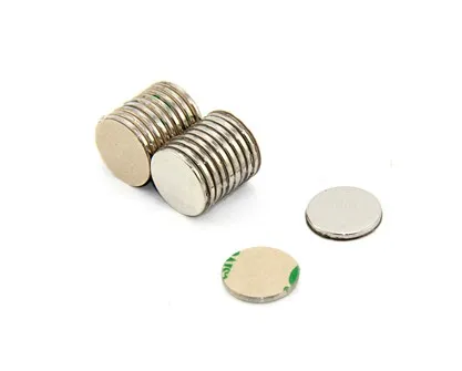 D10x0.6mm 3m adhesive neodymium magnet