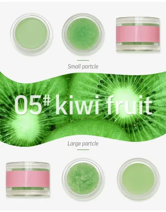 High Quality Vegan Lip Scrub: Fruit Moisturizing Lip Care Cosmetics