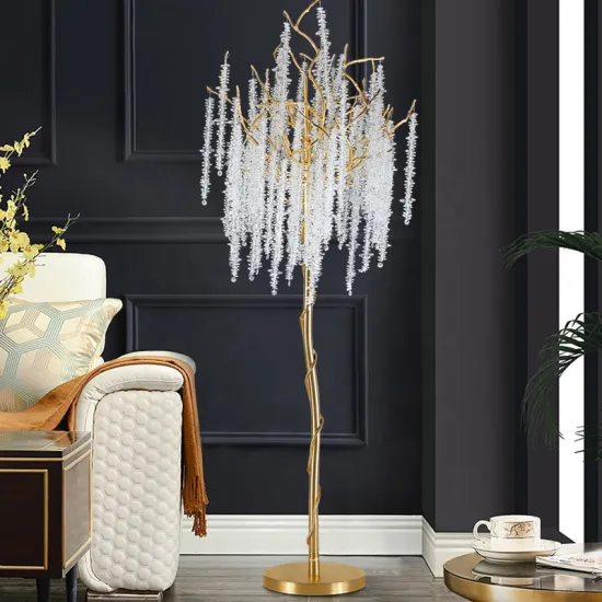 Luxurious LED Crystal Floor Lamp with Copper Finish: Enhancing Style in Your Bedroom, Living Room, or Study