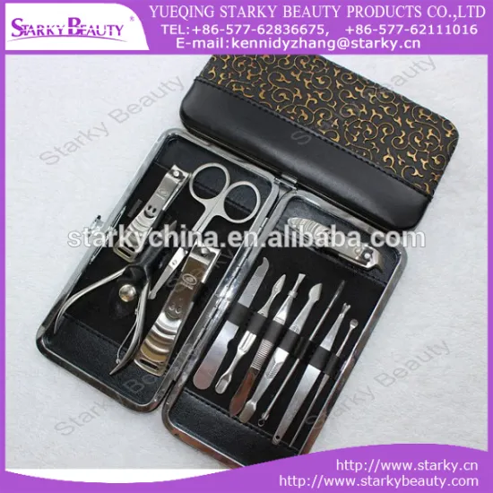 Easy to carry different types manicure set for nail pedicure