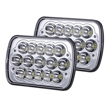 Rectangle 5x7 LED Headlights H4/H6054/H5054 for Chevy S10 Blazer