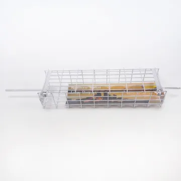 Rotisserie Basket Grill Accessory Spit Rod Rack
