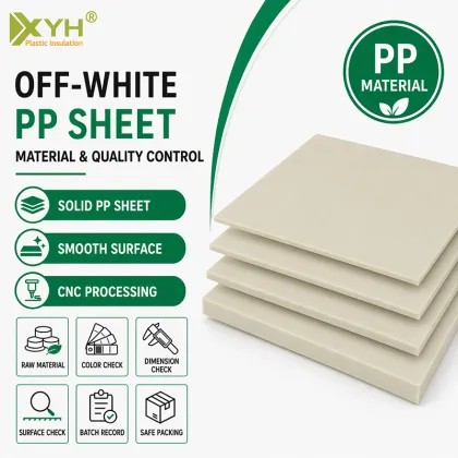 Ivory White PP Plastic Sheet 1000x2000mm