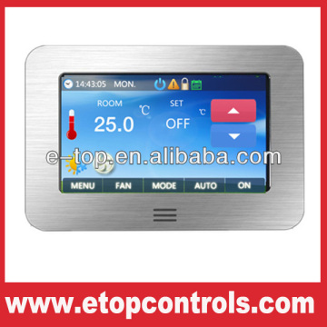 Color Touch Screen Room Thermostat for Heating