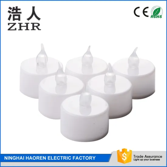 All-season performance multi-colored Safety PP LED tealight tea candle