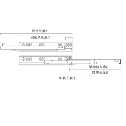 Barn door hardware track