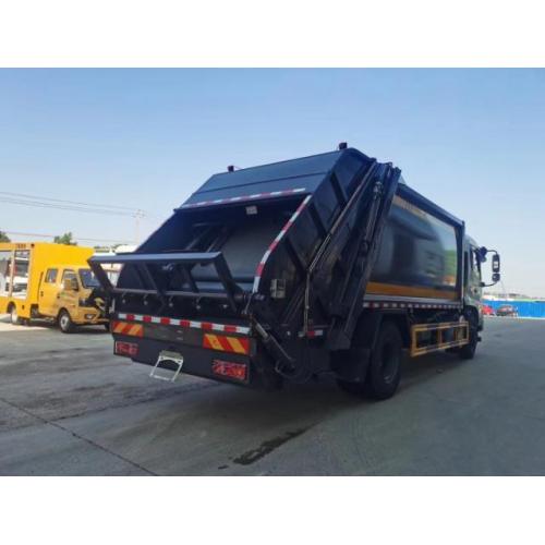 Dongfeng 10cubic 4x2 Caminhão de lixo comprimido