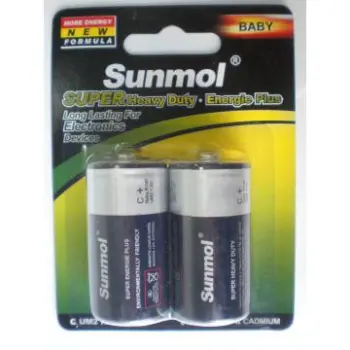 1.5V  UM-2 R14 C Carbon Zinc battery