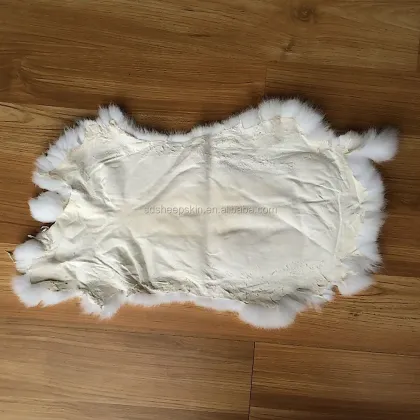 Nature Rabbit Plate Grey Animal Skin Blanket