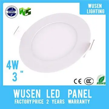 2835   led panel light isolated driver 4w  round  led panel light