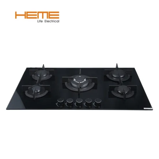 Best Black Tempered Glass Cooktop with 5 Burners for Sale