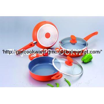 ceramic coated Forged Aluminium cookware set