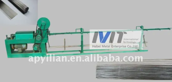Straightening and cutting wire machine