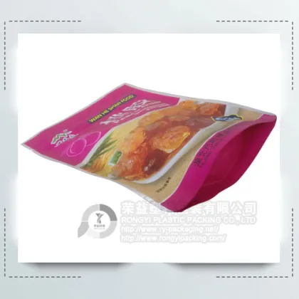 Custom Printing Peach Gum Packaging Bag with Zipper
