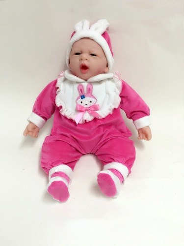 20" Open Mouth Sleeping Vinyl Baby doll