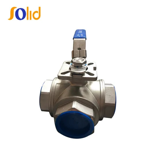 Good Quality WCB Carbon Steel/Cast steel/CF8M Thread 3-Way Motorized Ball Valve