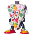 Polymer Clayer e kholo ea pizza e kholo ea pizza ea ho tsuba ka sefate, borolicate khalase ea bong, khalase ho hooh, khalase ea khalase ea khalase