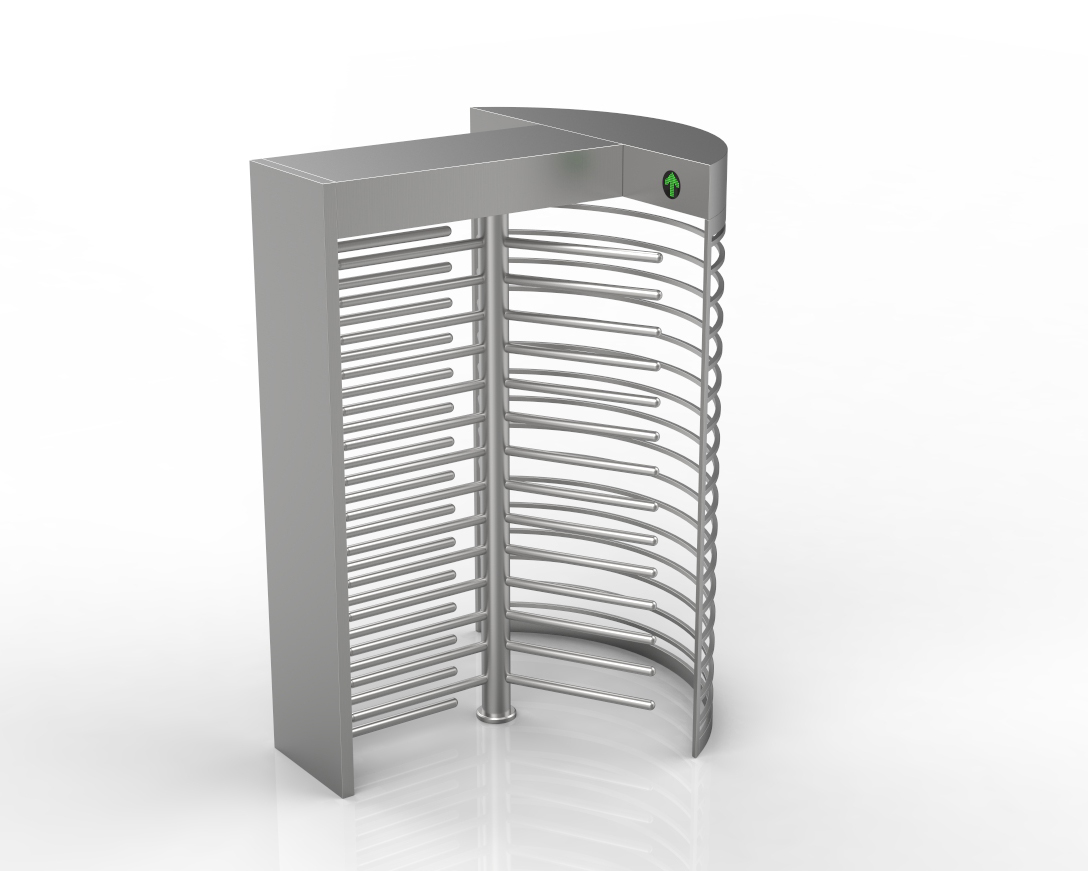 High Security Pedestrian Full Height Turnstile Gate