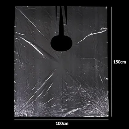 Disposable Plastic Hairdressing Cape - Cheap PE Waterproof Barber Salon Cape