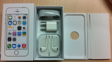 for iPhone 5g 5s EU, Us, UK Version Packing Box with Full Accessories (cable, earphone, charger)