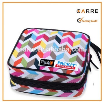 zip closure reusable insulated sandwich cooler bag