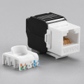 RJ45 180 degrés Cat6 / Cat6a UTP Keystone Jack