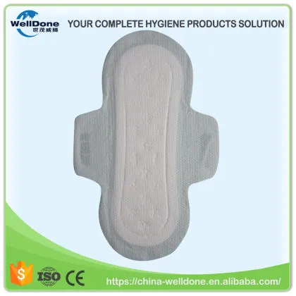 Free Sample Sanitary Pads Lady Organic Pure Cotton Anion Sanitary Napkin