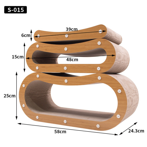 Cardboard Hideout Cat Scratcher