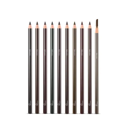 Waterproof Durable Plain Dark Brown Peelable Eyebrow Pencil
