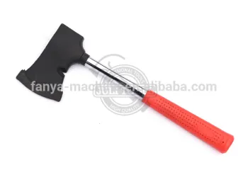 China Factory Direct Sale Free Sample Hand Tools Camping Axe with Steel Pipe Handle