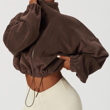 ملابس تجريب عالية الجودة للبيع بالجملة: قمم المحاصيل ، وسترات السوستة ، وأغطية Sherpa Fleece Hoodies