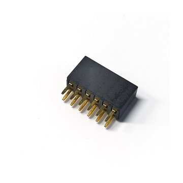 2.54mm double row female 180degree O-connector