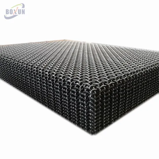 High Tensile Manganese Steel Wire Mesh for Mining Applications: 65Mn, 45#, Square Hole Crimped Screen Mesh for Quarry Rock