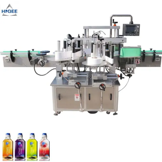 Higee Labelling Machine for Square, Round, and Flat Bottles & Jars - 2 Sides Labeling Applicator