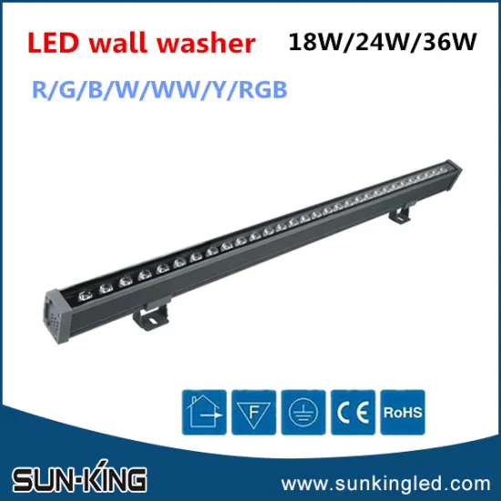 High power modern green/blue building lighting led wall wash light 24W wallwasher led light