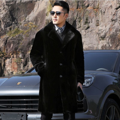 New Arrival Elegant Winter Faux Fur Coat