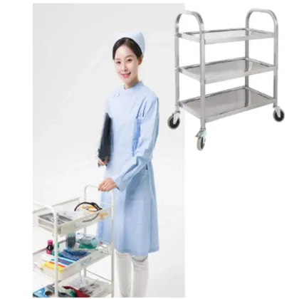 Winco Suc-30 3-Tier Stainless Steel Trolley