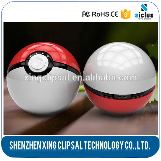 12000mah Pokeball Go Pokemon Power bank pokeball power bank