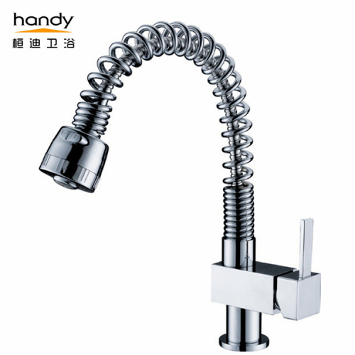 Single Lever Pull Down Kitchen Sink Mixer Taps