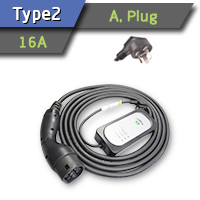 Type2 16A Portable EV Charging Station With Australia Plug