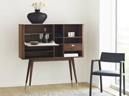 Walnut Dinning Room Danish Sideboard Cabinet