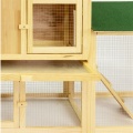 Gran madera conejo hutch hen house pollo gallinero