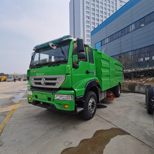 Грузовик Howo Road Sweeper Cleaning Truck